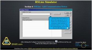 RSLinxs Classic Simulator